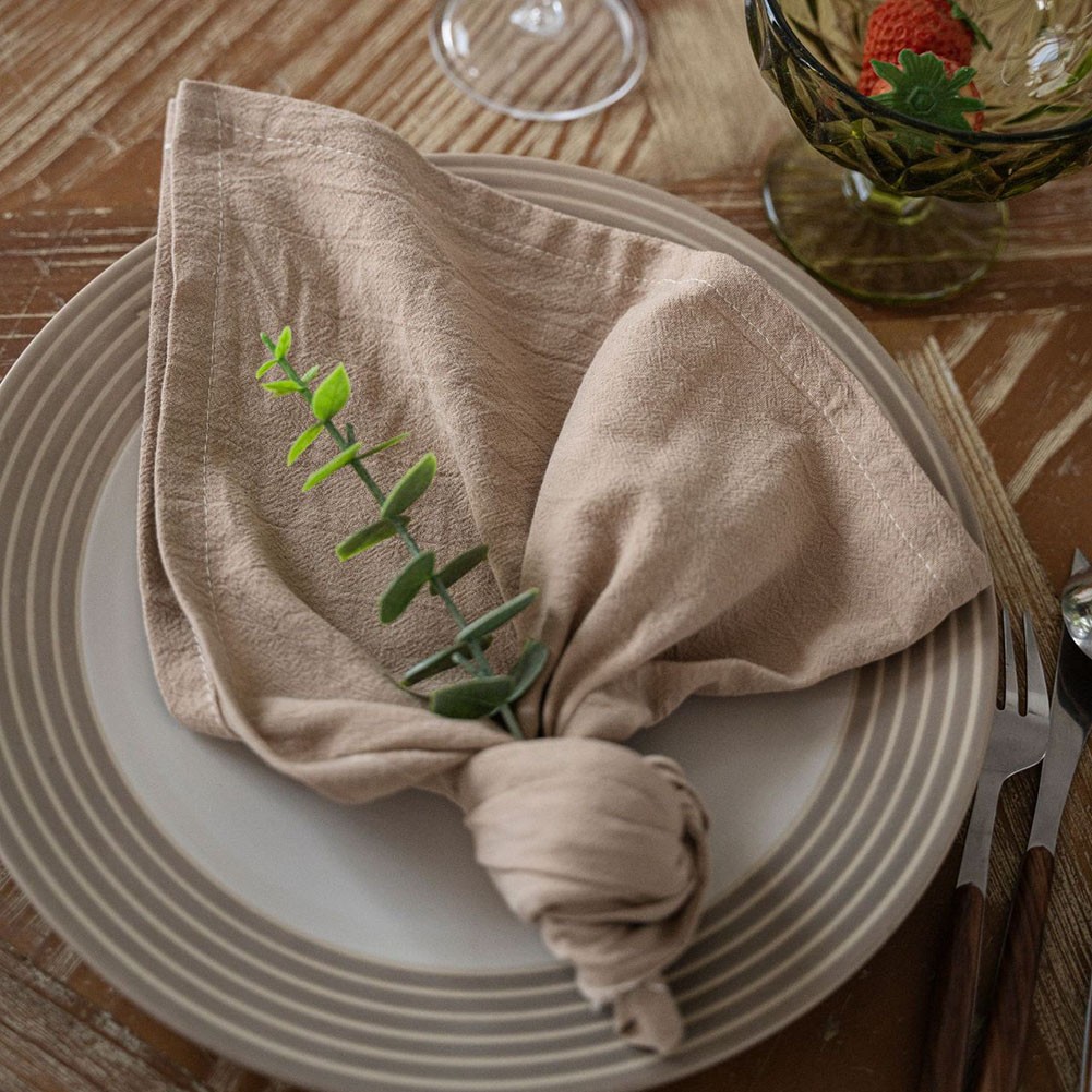 Yannee Cloth Napkins Restaurant Wedding Dinner Cloth Serviette Table