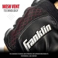 thumbnail image 4 of Guantes de bateo Franklin Sports Shok-Sorb X negro/negro para adultos Franklin Sports, 4 of 7