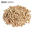thumbnail image 3 of Trayknick 100Pcs Natural Wood Round Ball Spacer Beads DIY Craft Jewelry Clothes Decor, 3 of 8