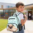 thumbnail image 5 of Aplkyhs Pug Dog Backpack for Teens 12-18 13.5 Inch Durable School Bag Water Repellent Bookbag for High School Daily Use, 5 of 7