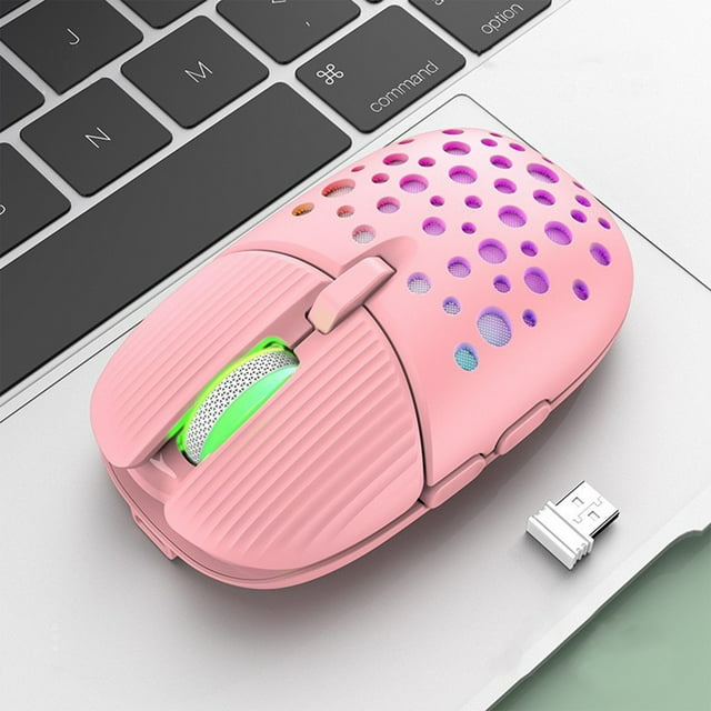 Ratón Bluetooth inalámbrico dual Ratón silencioso de baja latencia Pantalla de potencia inalámbrica DPI ajustable Recargable Accesorios inalámbricos para computadora ratones inalámbricos