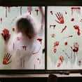 thumbnail image 5 of Halloween Window Clings Decorations,Bloody Handprint Footprint Halloween Wall Decal Floor Clings, Scary Halloween Decoration Window Stickers, 5 of 5