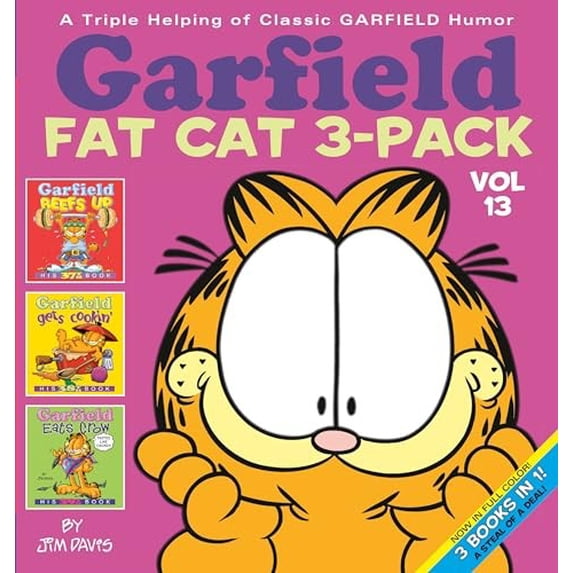 Pre-Owned Garfield Fat Cat 3-Pack #13: A Triple Helping of Classic Garfield Humor (Paperback) 0345464605 9780345464606
