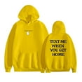 thumbnail image 4 of Unisex Oversized Pullover Lonely Ghost Text Me When You Get Home Hoodie, 4 of 5
