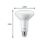 Philips Ultra Efficient LED 65-Watt BR30 Floodlight Light Bulb, Soft White, Dimmable, E26 Base (1-Pack)