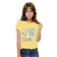 thumbnail image 6 of Babcutegg Kids Short Tops Sleeve Shirts for Girls Boys Cotton T-shirt Fashionable Cotton Pullover Yellow Size 9 Years, 6 of 6