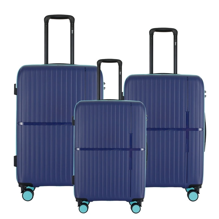 INI セット IZOD Expandable Luggage Set - 360 Dual Spinning Wheels - 3 Piece