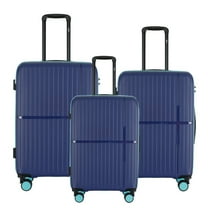GALA 3-Piece Luggage Set - Polycarbonate Hardshell, Lightweight, 360° Dual Spinning Wheels, Combo Lock - 20", 24", 28"