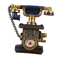 thumbnail image 4 of Teléfono de teléfono de teléfono Resina rotativa de resina de escritorio con cable antiguo, estatua de decoración de pared, figura de teléfono antiguo C02, 4 of 8