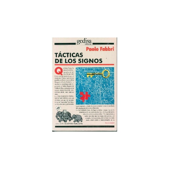 Tácticas de los signos Gedisa 9788474325508