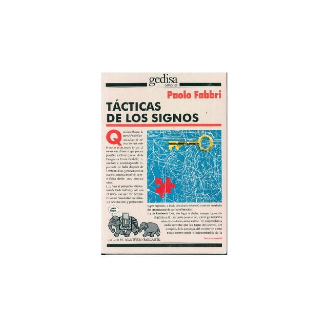 Tácticas de los signos Gedisa 9788474325508