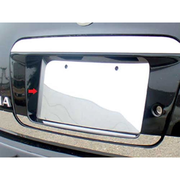 Stainless License Plate Bezel 1Pc Fits 2002-2006 Nissan Altima LP22550 QAA