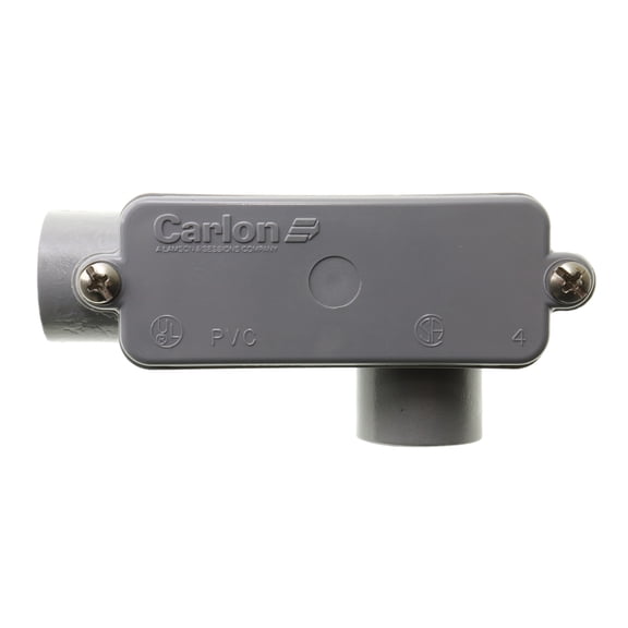Carlon E984D Rigid Non-Metallic PVC Type-LL Conduit Access Body, 1/2-Inch