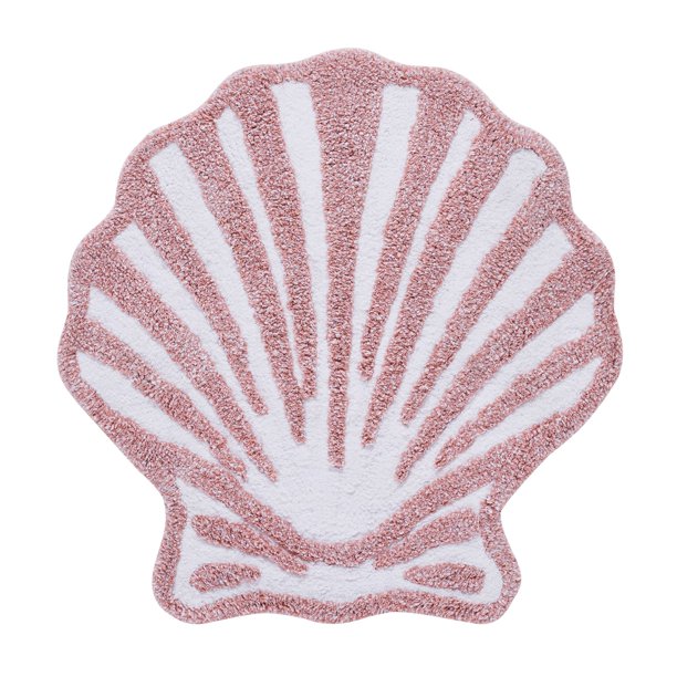 Five Queens Court Caribbean Reef Seashell Bath Rug - Walmart.com