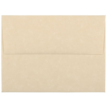 UPC: 0609722709422 | JAM Paper & Envelope A2 Envelopes  4 3/8 x 5 3/4  Brown Parchment  25/Pack