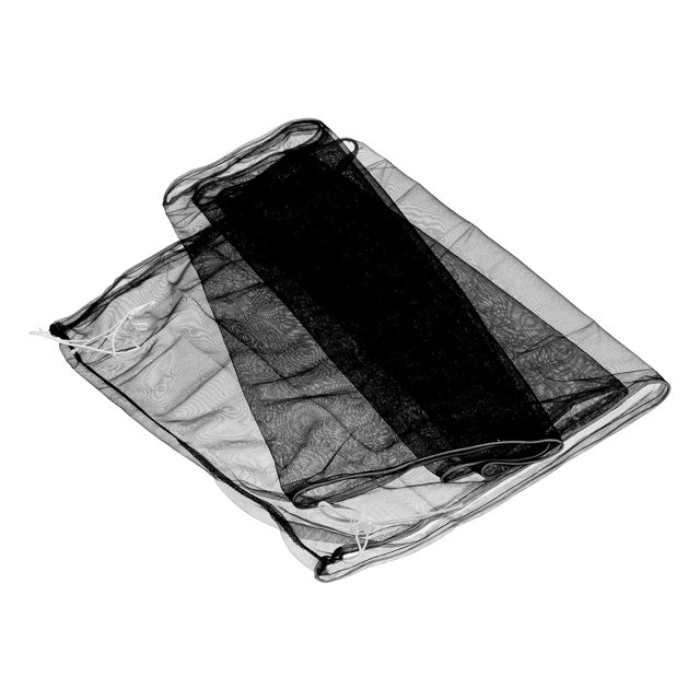 Unique Bargains 77.2 Inch Adjustable Drawstring Feather Catcher Airy Skirt Mesh Bird Cage Net Cover, Black