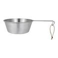 thumbnail image 2 of Tazón de camping, utensilio para comer al aire libre, acero inoxidable, 2 L de profundidad, taza, utensilios de cocina para mochileros, senderismo y b, 2 of 8