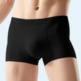 thumbnail image 5 of Bixock Boxer Briefs for Men Underwear Seamless Solid Color Breathable Soft Summer Thin Stretch Briefs, 5 of 6