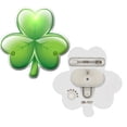thumbnail image 3 of Blinkee A630 Luck of the Irish Shamrock Flashing Body Light Lapel Pins, 3 of 3