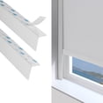 thumbnail image 1 of ZSTARR Blackout Light Blockers Side Tracks Custom PVC Light Blockers for Window Shades and Blinds Side Tracks for Blackout Shades Light Blocking Strips for Bedroom 2pcs, 1 of 6