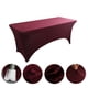thumbnail image 3 of [6 pies] Funda para mesa de patio elástica rectangular, ajustada, lavable y resistente a las arrugas para eventos, bodas, banquetes y fiestas, 3 of 5