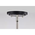 thumbnail image 4 of Nuvo Lighting Admiral 1 Light Pendant - 6 Inches - Matte Black and Brushed Nickel Finish - White Opal Glass, 4 of 14