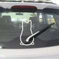 thumbnail image 3 of Cute Cats Car Windscreen Wiper Decals Funny Cat Moving Tail Reflective Stickers, 3 of 5
