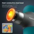 thumbnail image 4 of RENPHO Mini Massage Gun with Heat, Neck and Back Massager for Pain Relief Deep Tissue, FSA HSA Eligible, Fathers Day Gift for Dad Men, 4 of 11