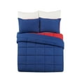 thumbnail image 5 of Urban Playground Kids and Teens Peyton Solid Blue 3-Piece Comforter Set, Full/Queen, 5 of 9