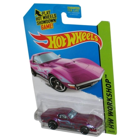 Hot Wheels HW Workshop (2013) Purple '69 Corvette Toy Car 214/250
