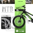 thumbnail image 3 of ROCATOMIC | Bicicleta Diamond | Rodada 20 | 7 Velocidades | Frenos de Disco mecánicos LTWOO A2 | Bicicleta de montaña | Infantil Niños Niñas, 3 of 8