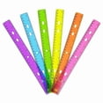 Color Transparent Ruler Plastic Rulers 12 Inch Metric Rulers With