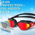 thumbnail image 2 of Polarized Swimming Goggles Swim Pool Goggles Anti Fog Anti UV No Leakage Clear Vision for Men Women Adults Teenagers, 2 of 5
