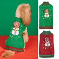 thumbnail image 3 of TIELUTT Medium Long High Neck Knitted Wool Stretchy Collar Red & Green Pet Clothes Hangers and Rack Pet Clothes Hangers Metal Pet Clothes for Cats Pet Clothes for Medium Dogs Female Pet Clothes Hange, 3 of 3