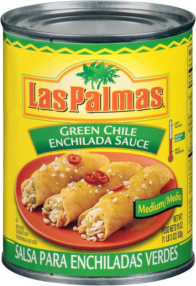 Las Palmas Green Chile Enchilada Sauce, Medium, 19 Oz