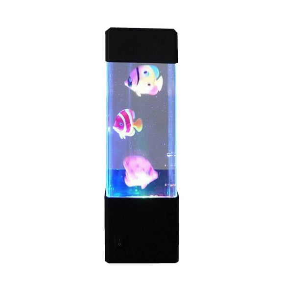DPTALR Jellyfish Volcano Lamp Aquarium Light LED Lights Night Table Light 4 Types