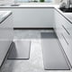 thumbnail image 2 of Alfombra de cocina impermeable Alfombra de piso Alfombra acolchada fatiga Gris 2 Piezas Sunnimix Alfombra de cocina, 2 of 7
