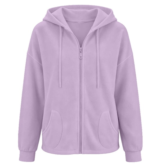 Jackets For Kids Girls Hooded Zip Up Solid Color Casual Windproof Coat Outwear Clothes Size 10-11T