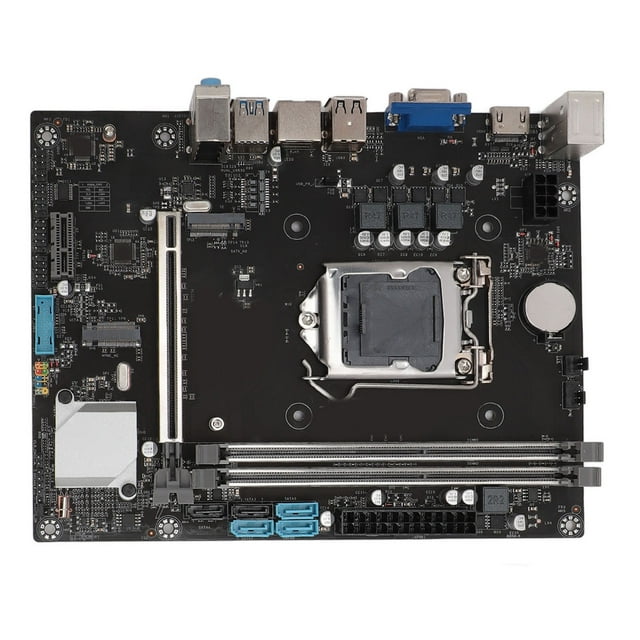 Placa Base De Computadora, PCIEX16 GPU B85M K Placa Base 1600/1333/1066MHz LGA1150 CPU Tarjeta De Red Gigabit Para Computadora