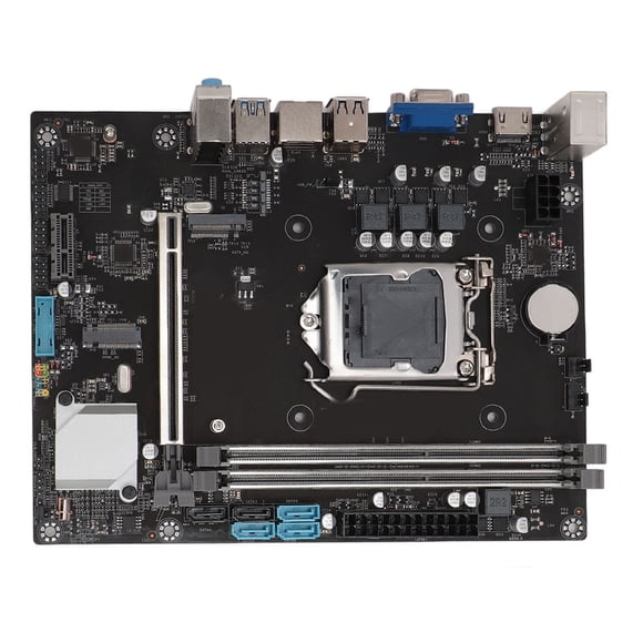 Placa Base De Computadora, PCIEX16 GPU B85M K Placa Base 1600/1333/1066MHz LGA1150 CPU Tarjeta De Red Gigabit Para Computadora