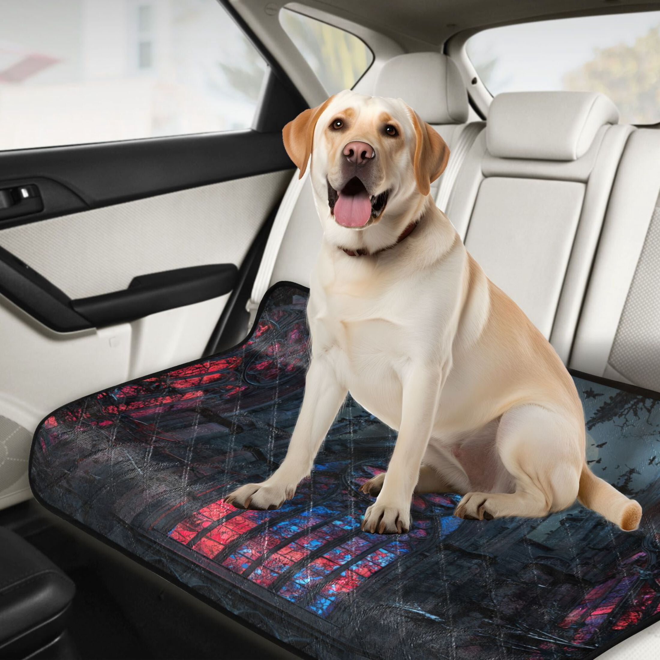 IAUYY Washable Pee Pads for Dogs Smallx3 Absorbent and Leak-Proof Non-Slip Reusable Puppy Pee Pads for Dogs Applicable to Playpen Potty Crate Colored Glass Window