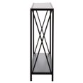 thumbnail image 3 of ” Table Console Cadre en Métal Buffet Planche Surface Lisse Table d'Entrée pour Intérieur Noir”, 3 of 10