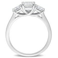 thumbnail image 4 of Everly Women's Created Moissanite Sterling Silver Engagement Ring, 4 of 8
