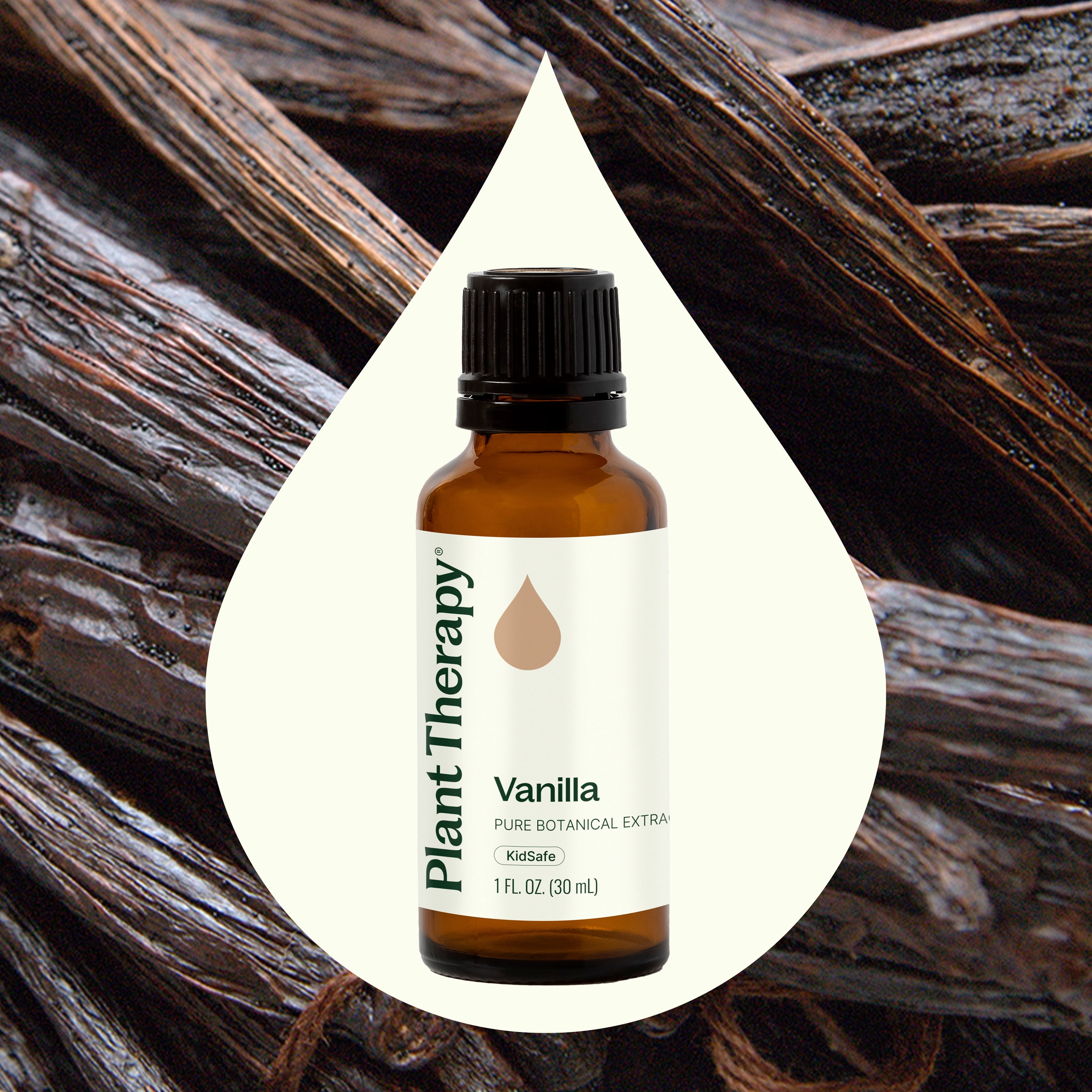Plant Therapy Vanilla Botanical Extract 30 mL (1 oz) 100% Pure, Undiluted, Natural Aromatherapy