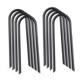 thumbnail image 3 of 8pcs estacas de trampolín estacas de viento de trampolín de metal para toldos de balanceo de Negro, 3 of 8