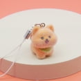 thumbnail image 5 of Miniature Resin Flocking Creature Keyring Sturdy Pocket Accessory Keychain Decoration For Kids Adults, 5 of 7