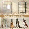 thumbnail image 5 of ZephyPaws 8 Panels 40Inch Heavy Duty Metal Playpen with door,Dog Fence Pet Exercise Pen for Outdoor, Indoor, 5 of 8