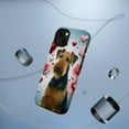 thumbnail image 5 of DistinctInk Tough Case for Apple iPhone 14 PLUS (6.7" Screen), Compatible with MagSafe Charging - Valentine's Day Airedale Terrier, 5 of 6