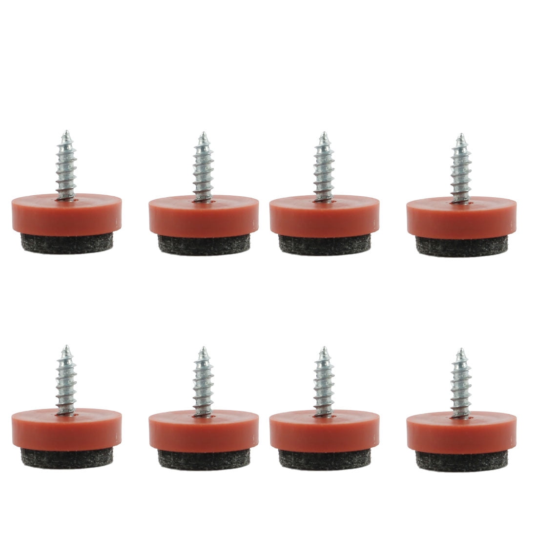 Furniture Feet Nail Protector Screw-in 22mm Dia for Wooden Table Chair Leg 30pcs 