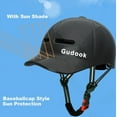 thumbnail image 3 of FROFILE Bike Helmets for Men Women - (Medium, Blue) Baseball Cap Style Equestrian Helmet for Adults Bicycle Scooter Horse Riding, 3 of 5